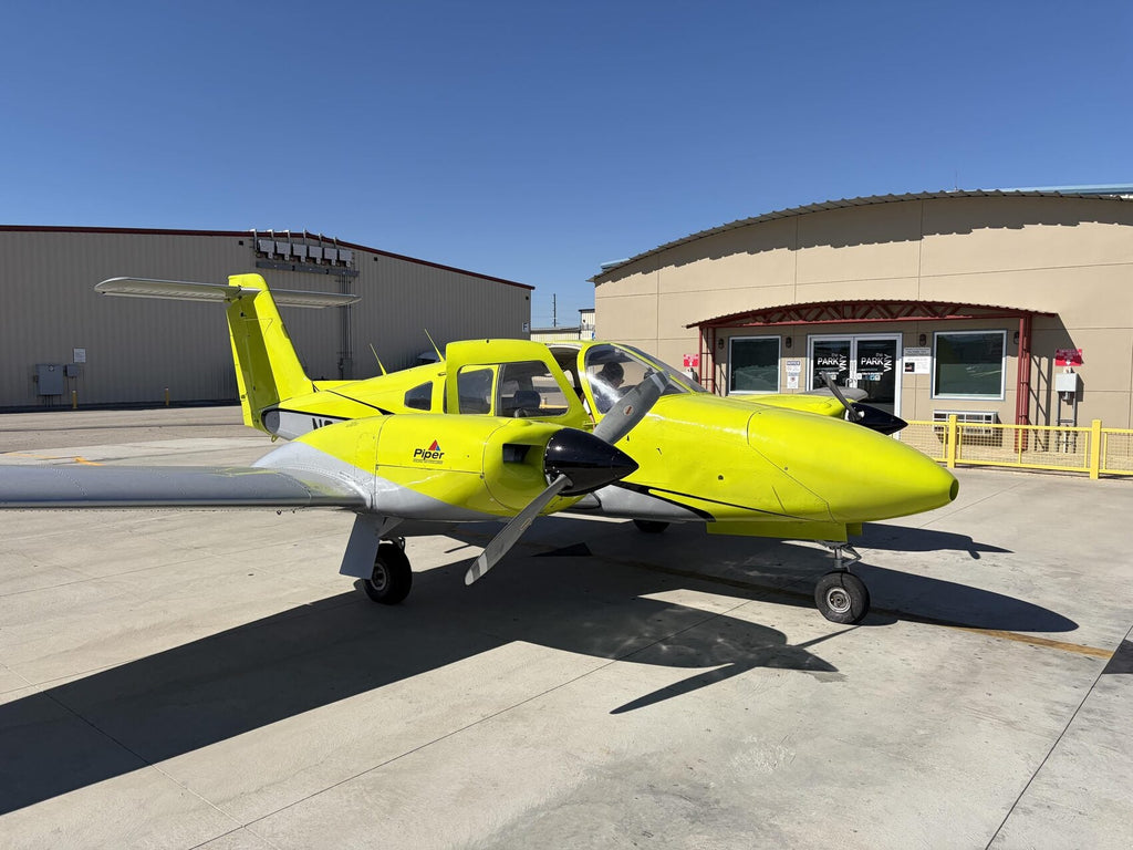 Multi-engine training aircraft at Flight School LA, Van Nuys Airport