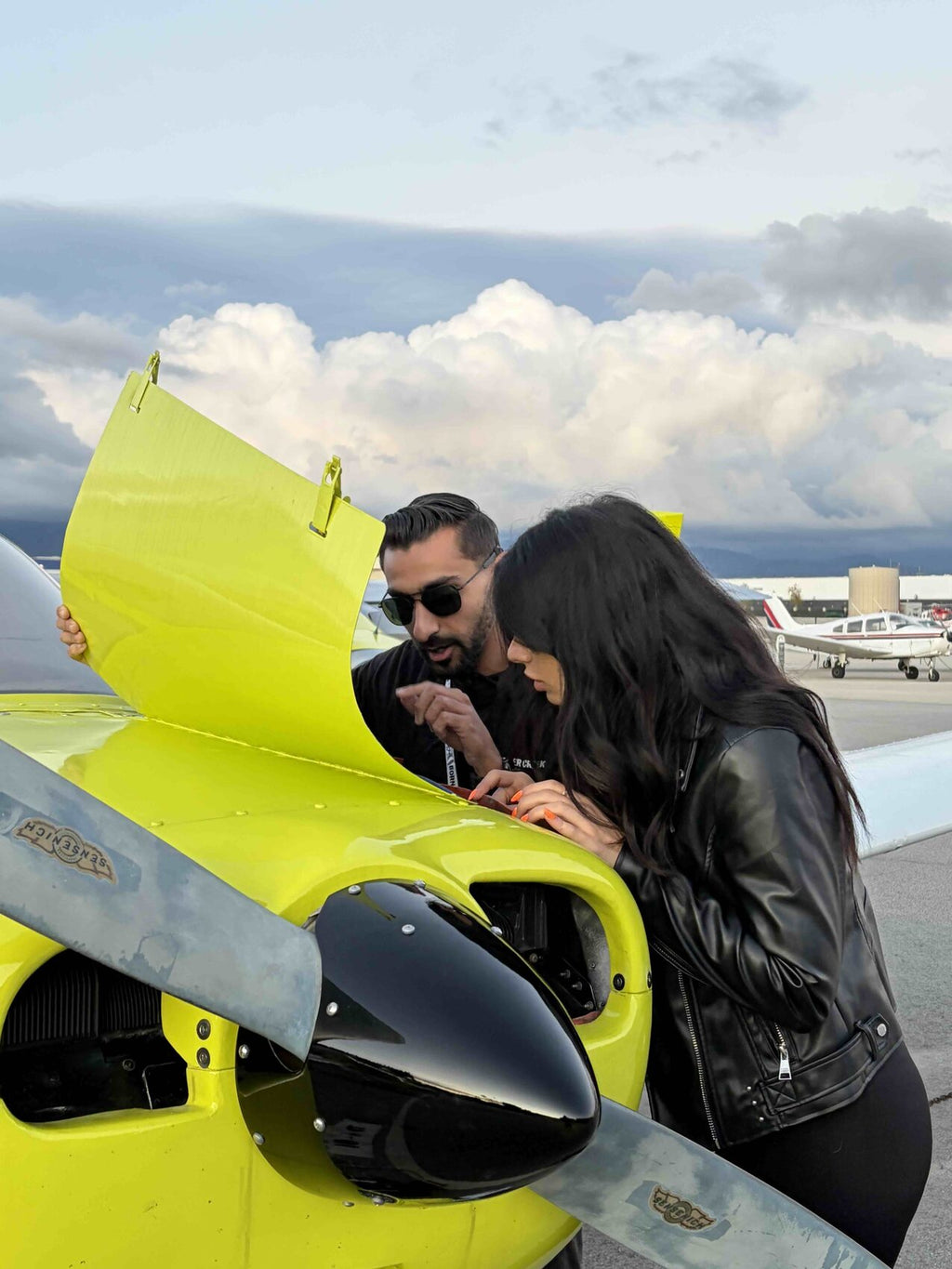 Teen student pilots at Flight School LA teen flight training program in Van Nuys